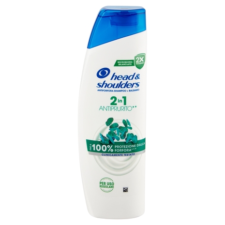 Head & Shoulders Antiforfora Shampoo + Balsamo 2in1 Antiprurito** 250 ml